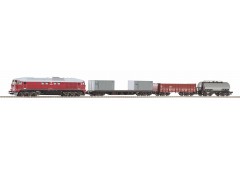 Garnitura tren marfa cu Br130 CSD - H0 Piko 97935.tren